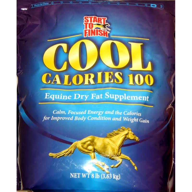 Manna Pro Start to Finish Cool Calories 100 Equine Supplement - 8lbs