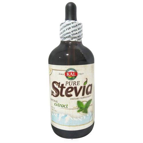 KAL Pure Stevia Liquid Dietary Supplement - Natural Extract, 4oz