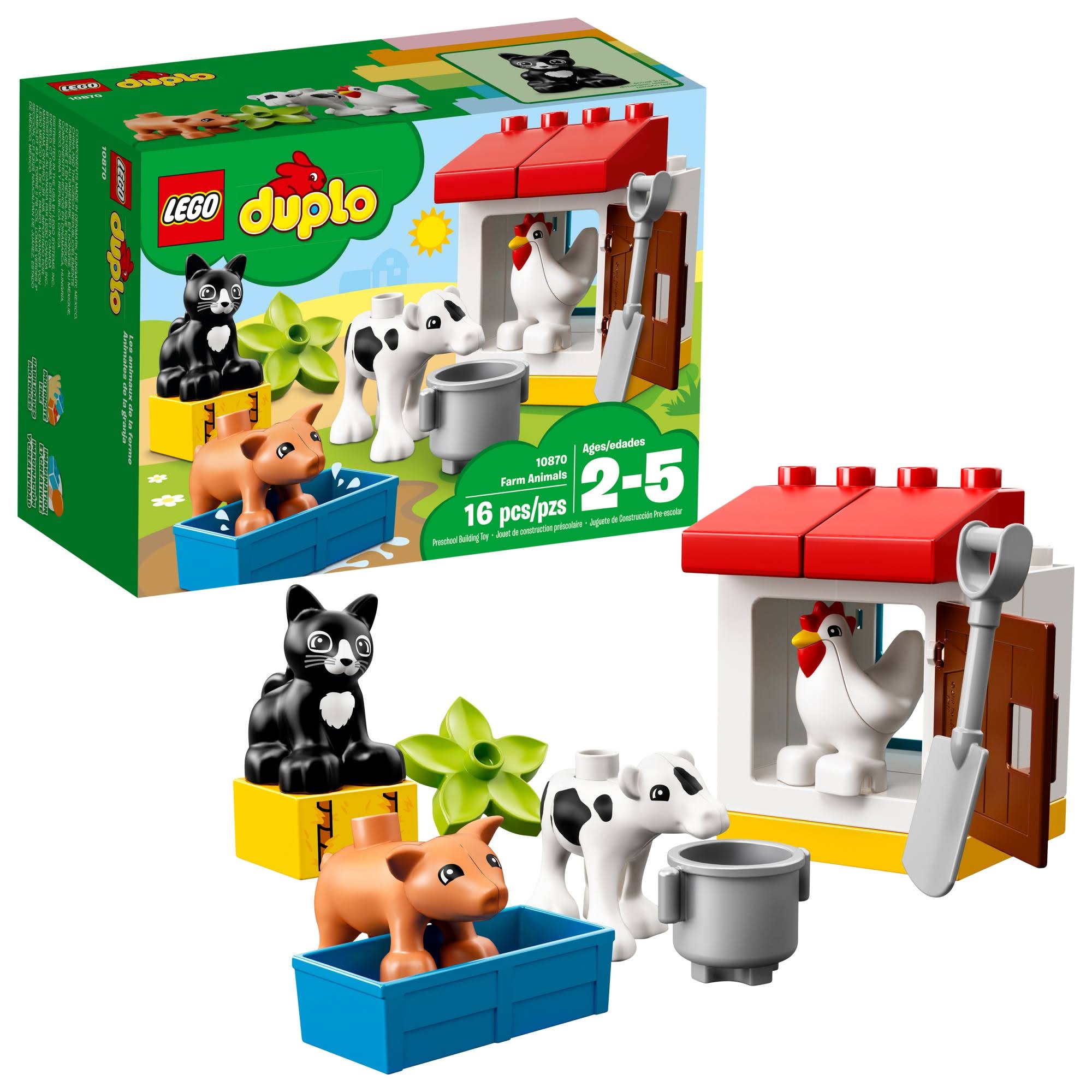 Lego 10870 Duplo Town Farm Animals Building Toy