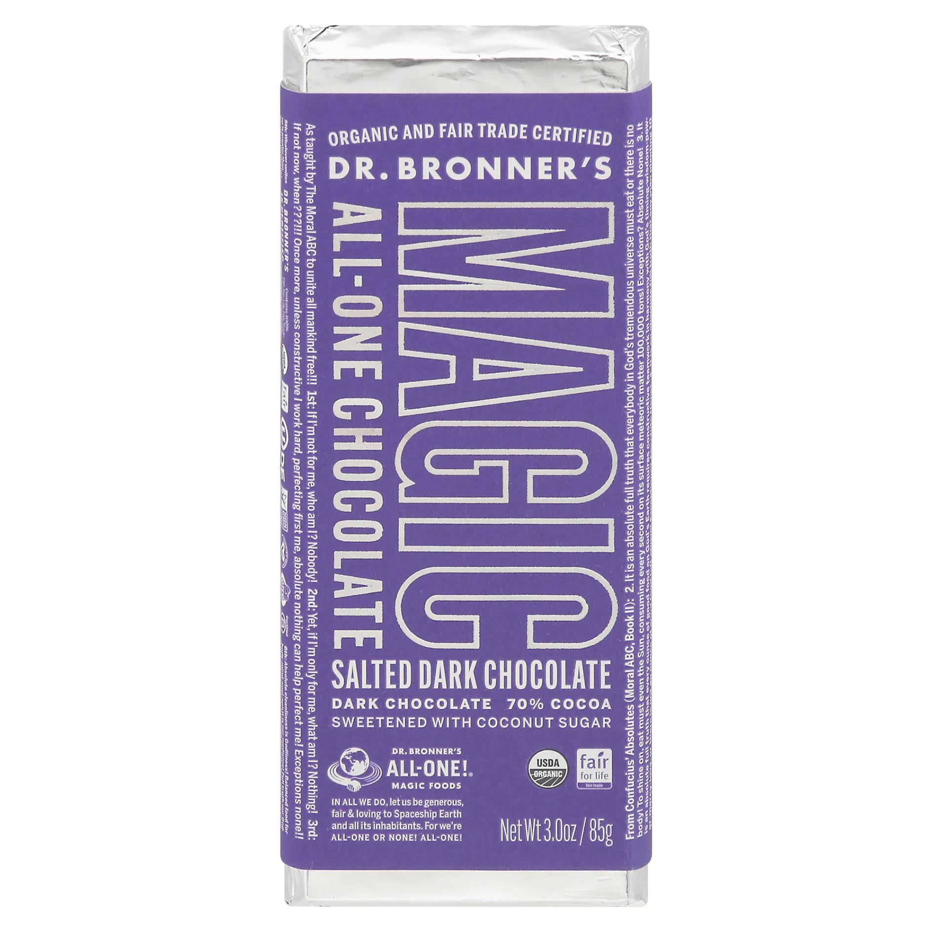 Dr. Bronner's - Magic Chocolate Bar Salted Dark Chocolate
