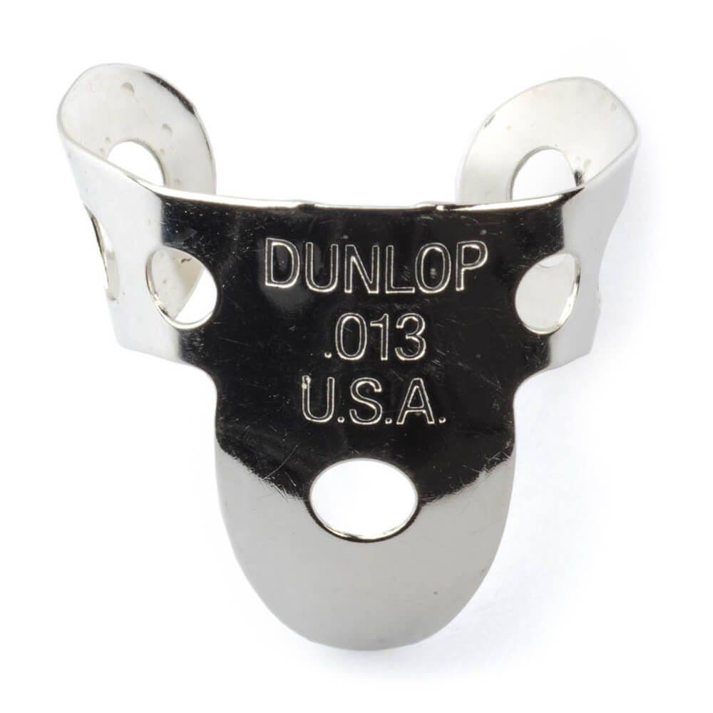 Jim Dunlop Finger and Thumbpicks - 5pk, .013", Nickel Silver