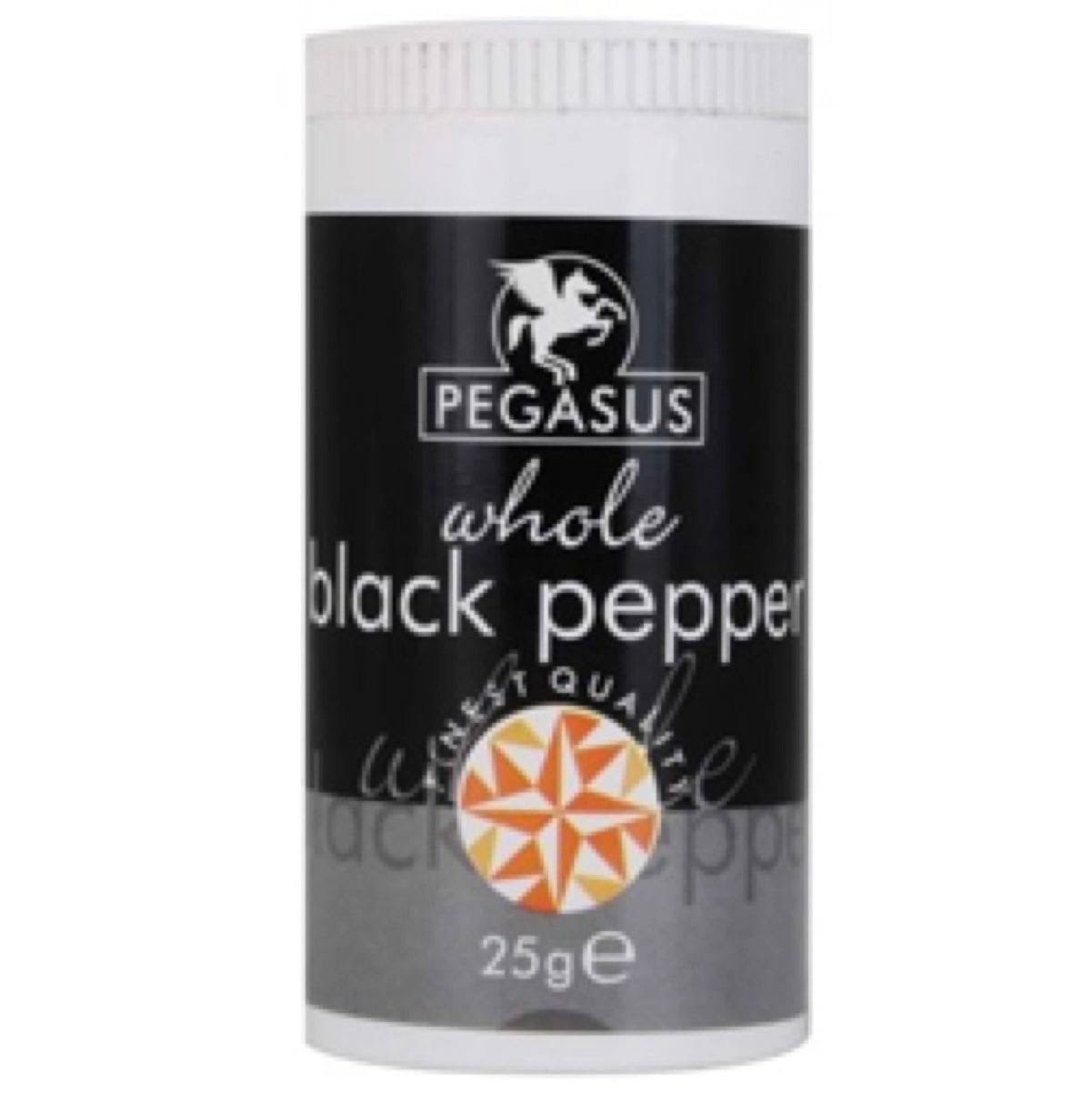 Pegasus Whole Black Pepper 25g