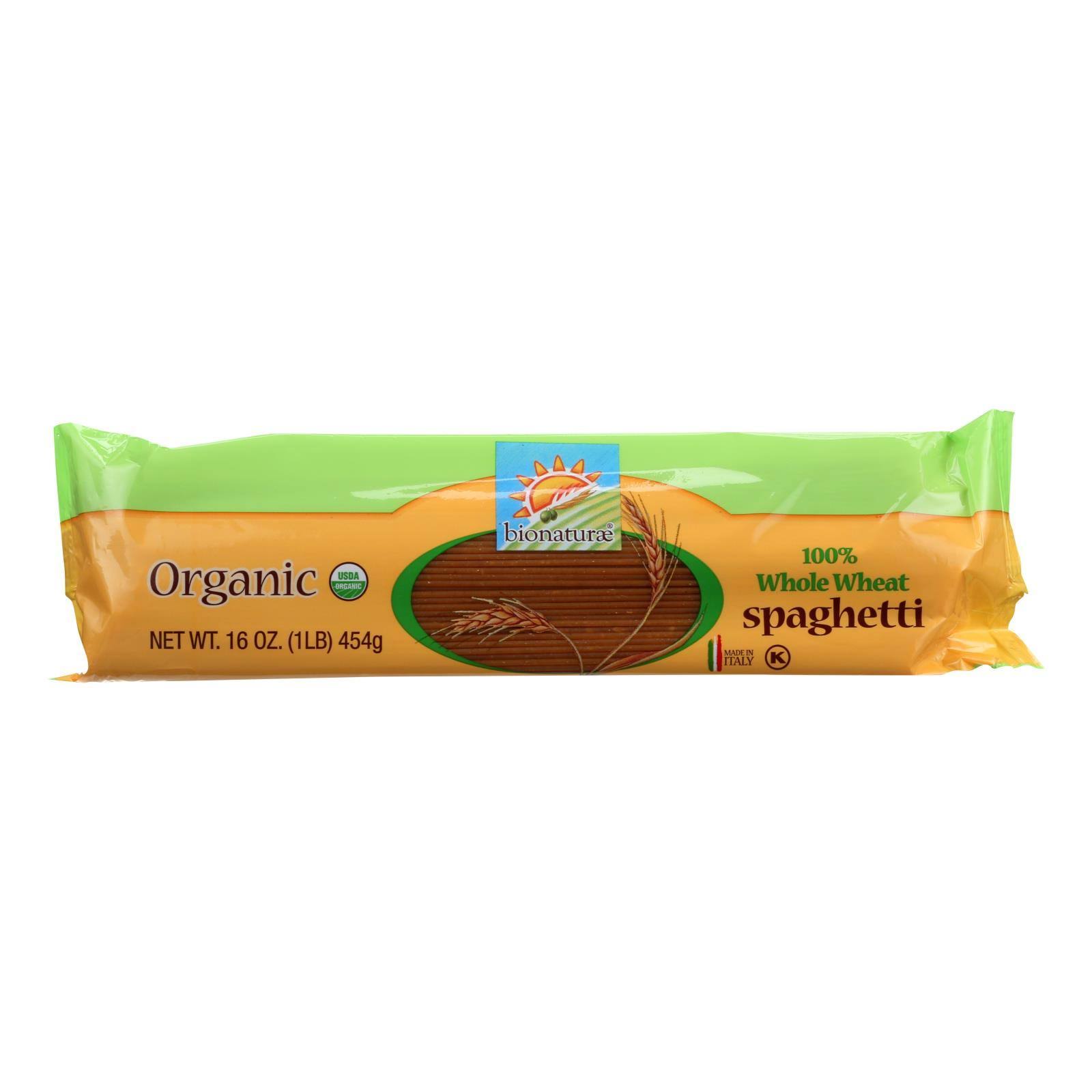 Bionaturae Organic Whole Wheat Spaghetti - 16 oz