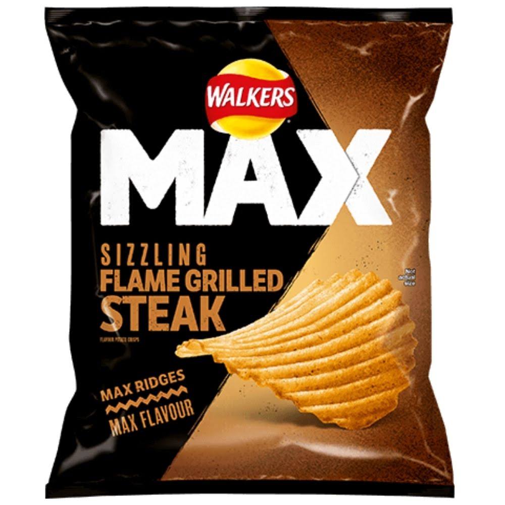 Walkers Max Crisps - Flame Grilled Steak, 50g