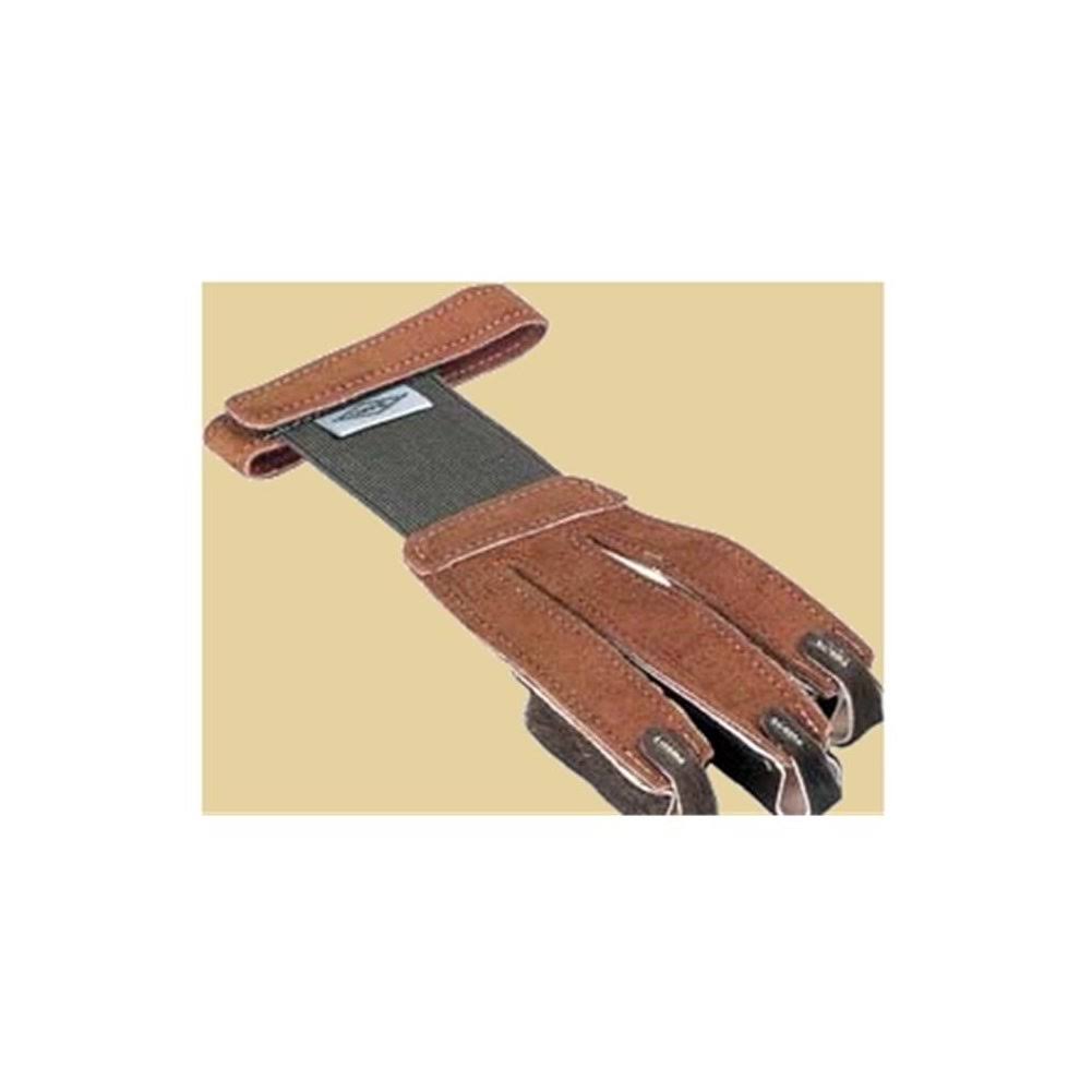 NEET Archery Products Tan Suede Shooting Gloves - Brown, X-Large