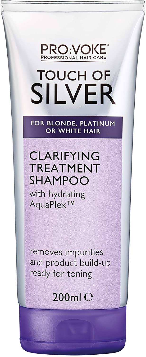 PROVOKE Touch of Silver Clarifying Treatment Shampoo for Blonde, Plati