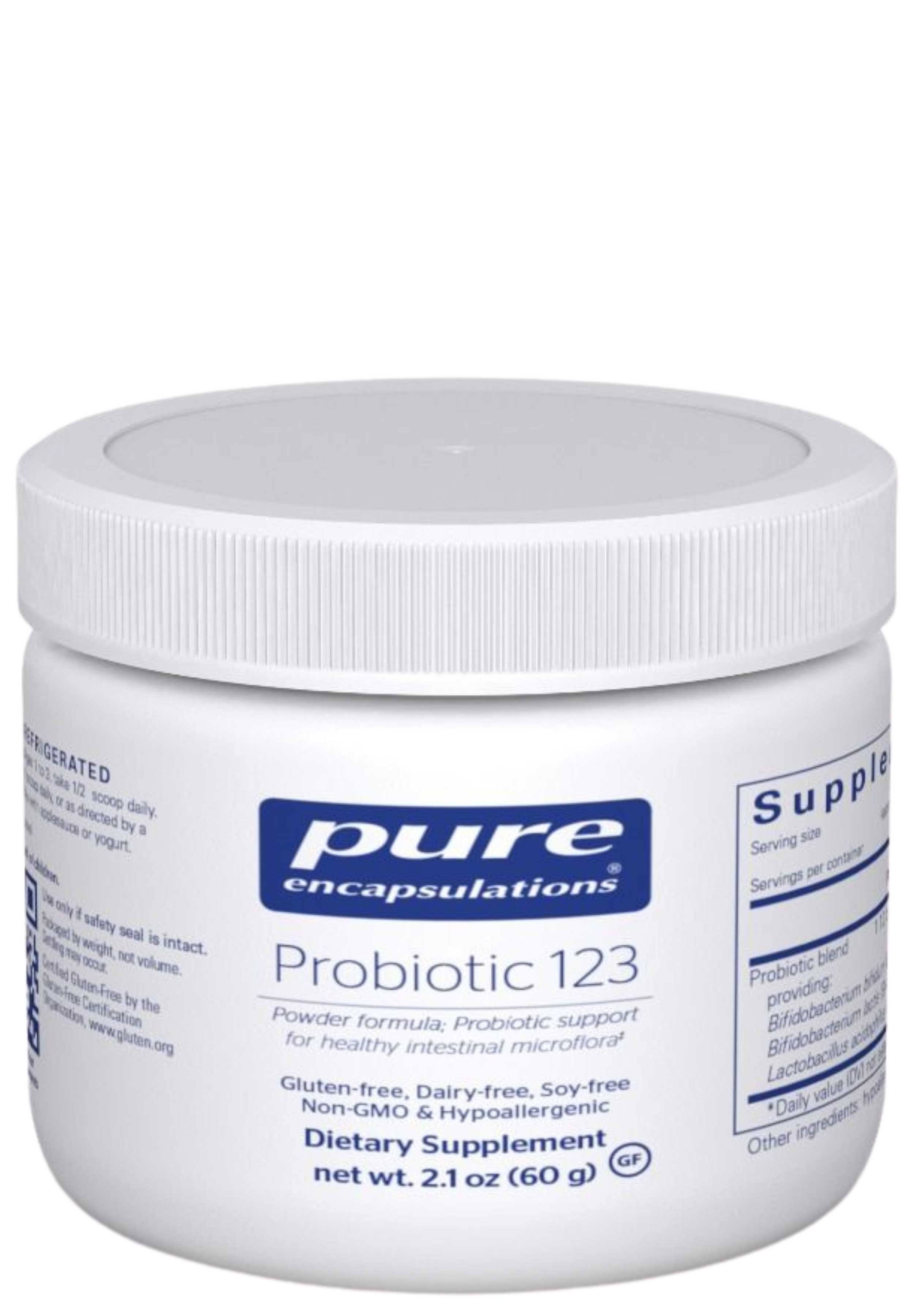 Pure Encapsulations Probiotic 123 Powder - 2.1oz