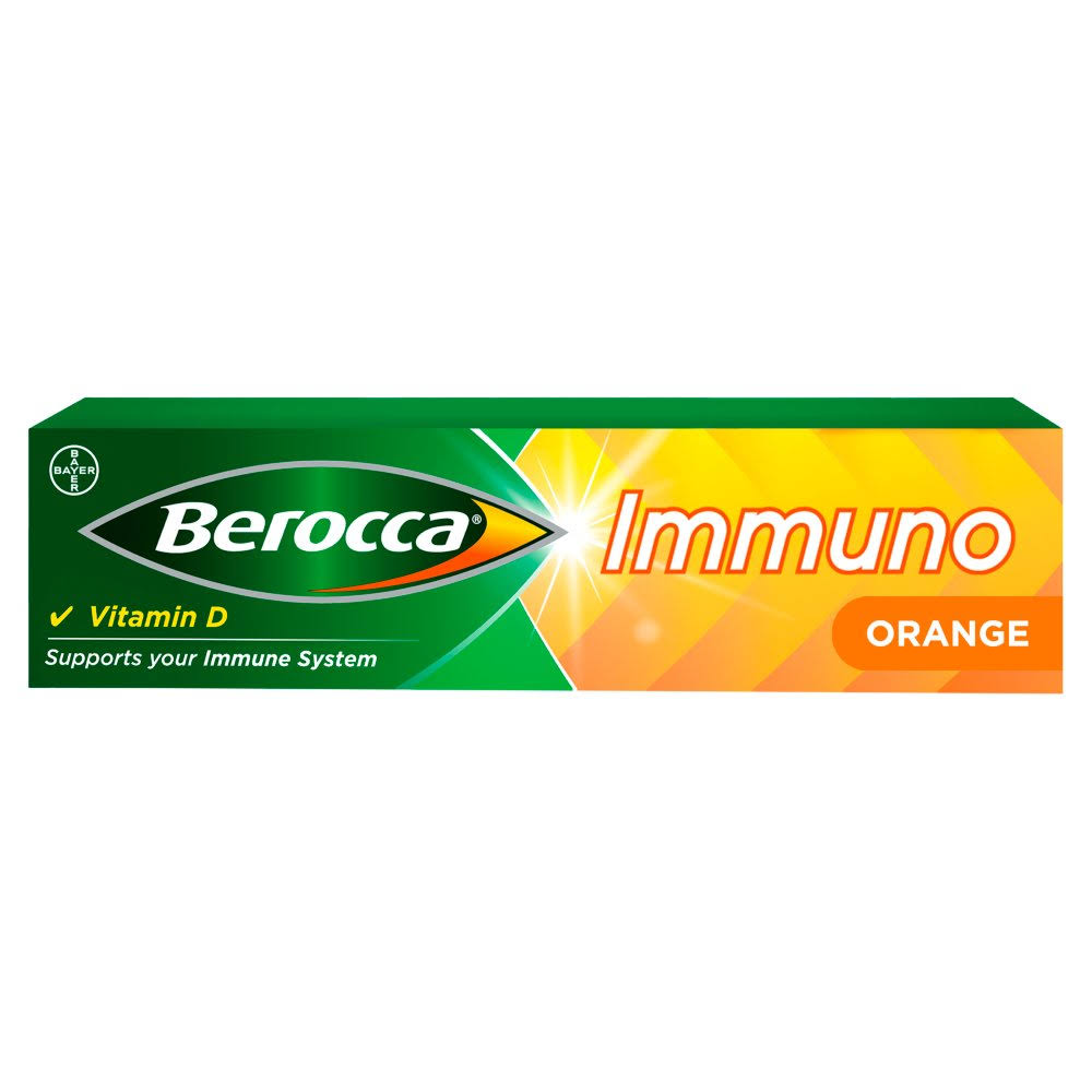 Berocca Immuno Orange Effervescent - 15 Tablets