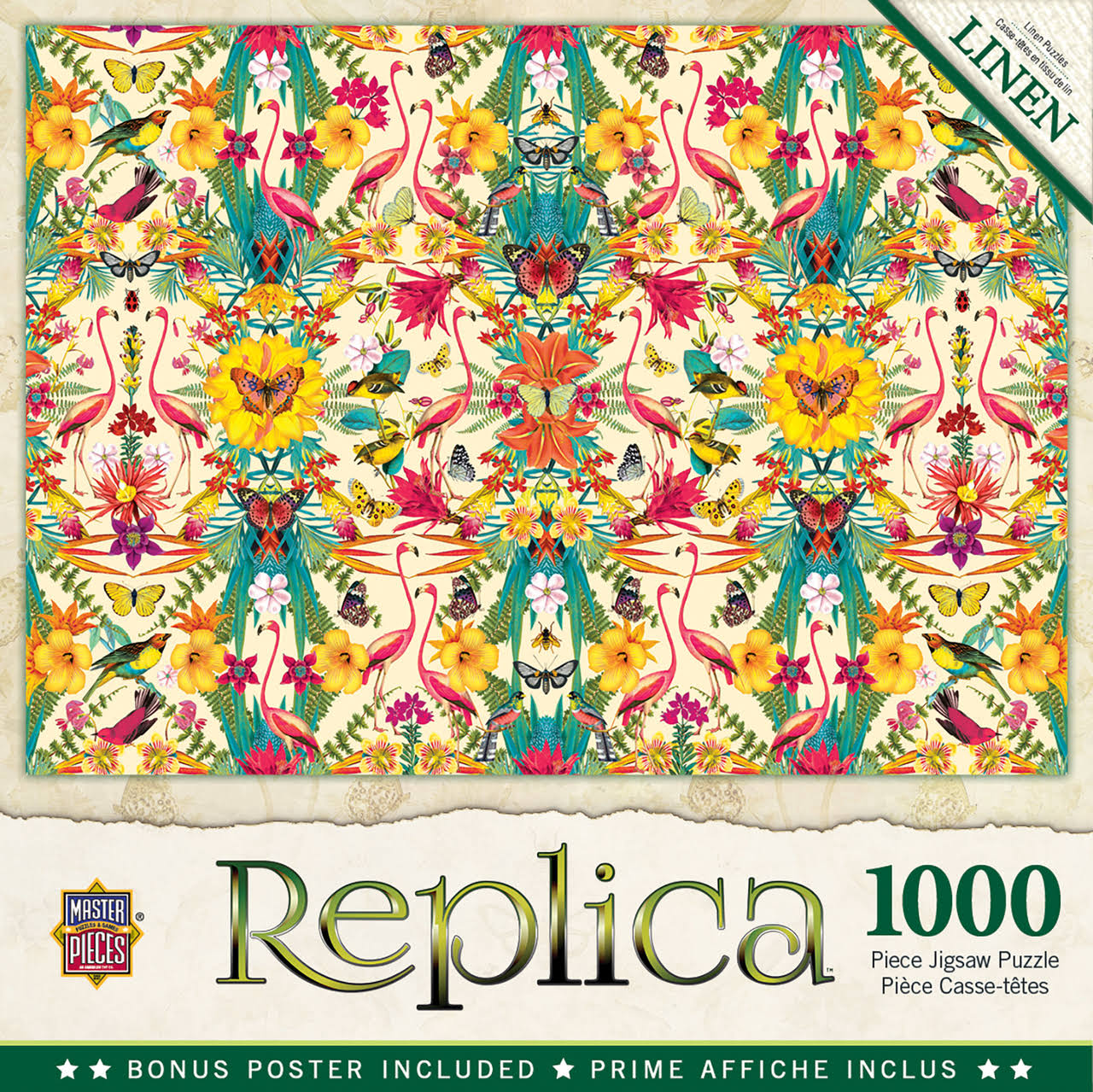 Masterpieces - Replica - Flamingos - 1000 Piece Jigsaw Puzzle