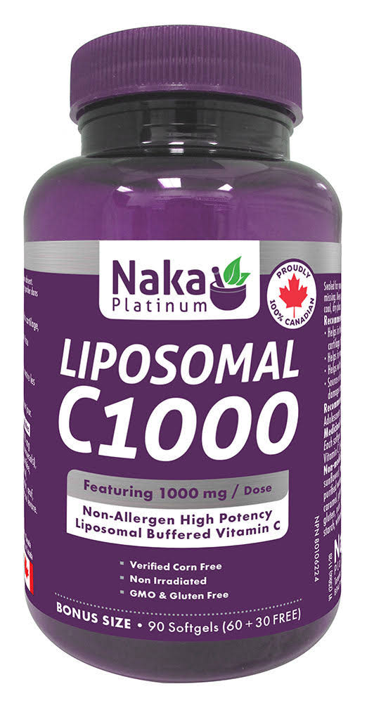 Naka Platinum Liposomal C1000 90 Softgels