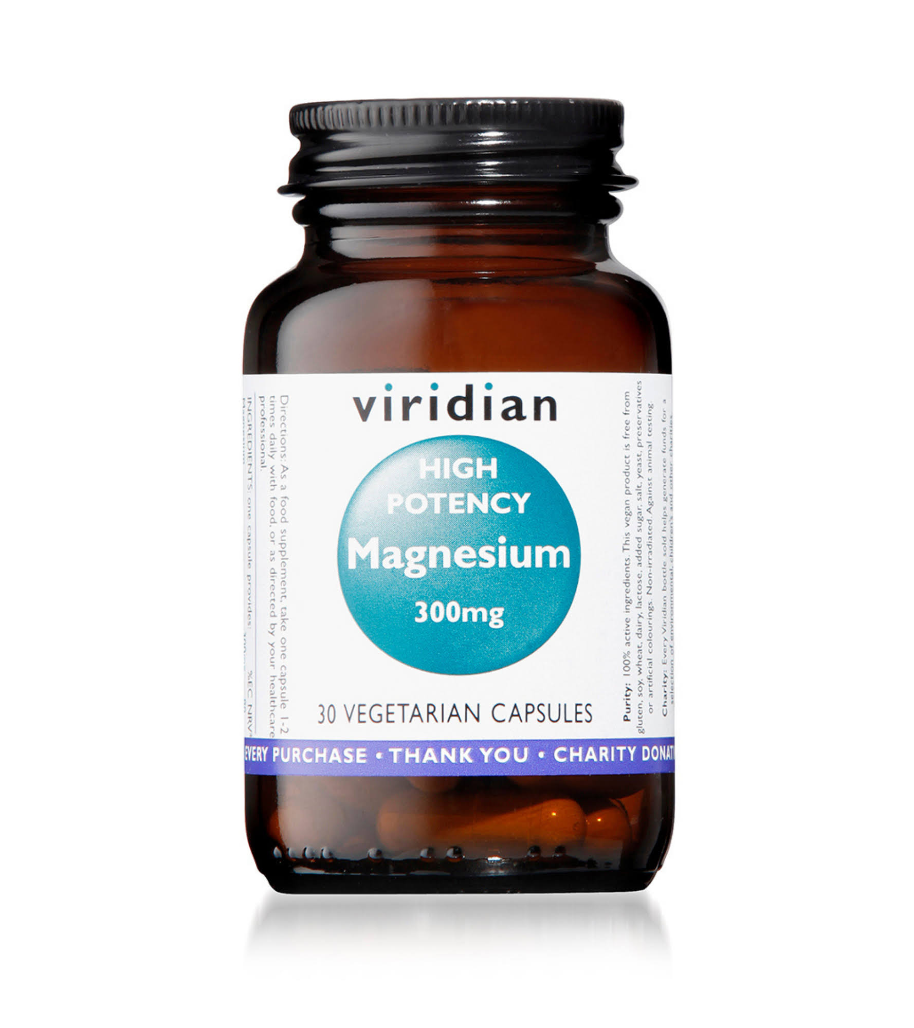 Viridian High Potency Magnesium (30 Capsules)