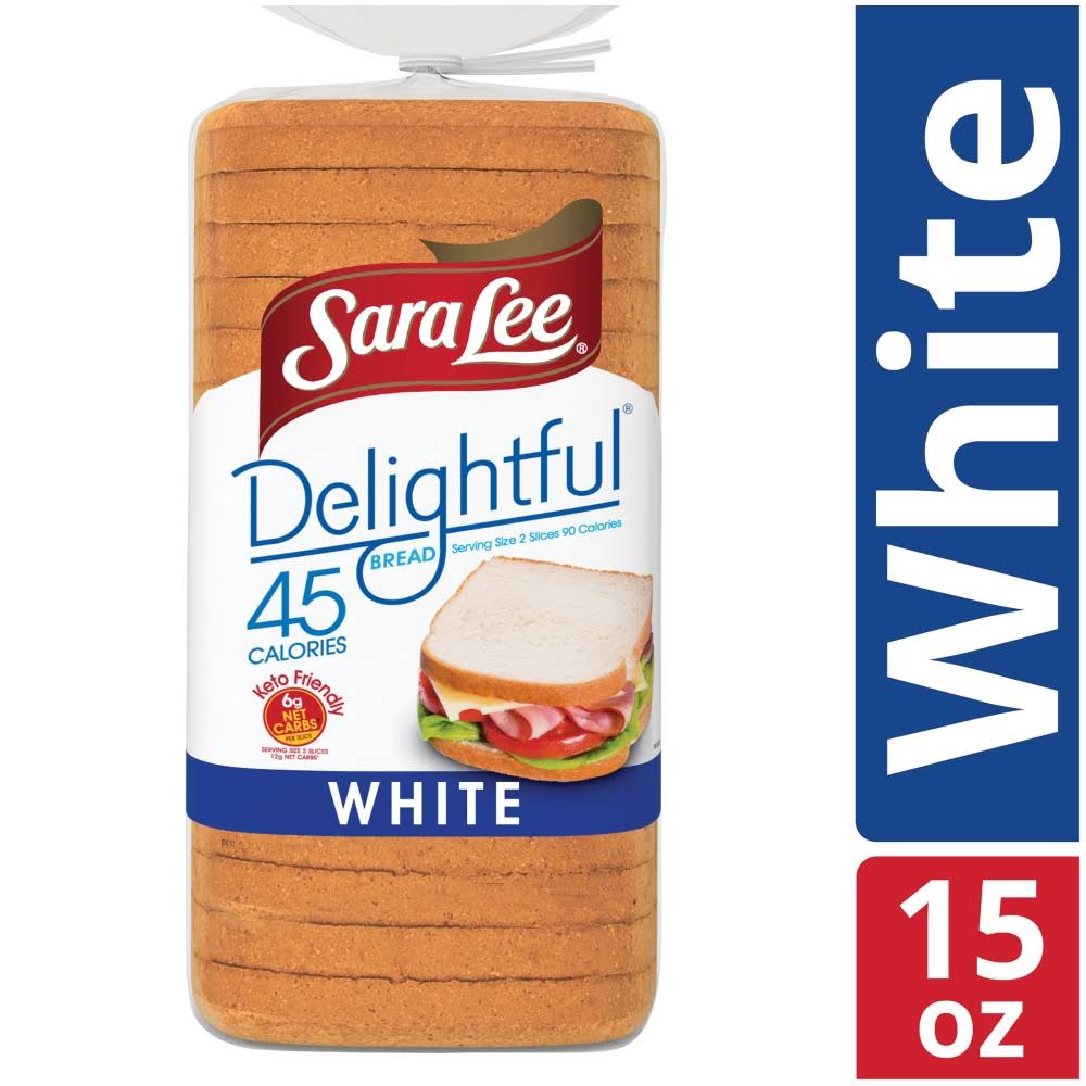 Sara Lee Delightful Bread, White - 15 oz