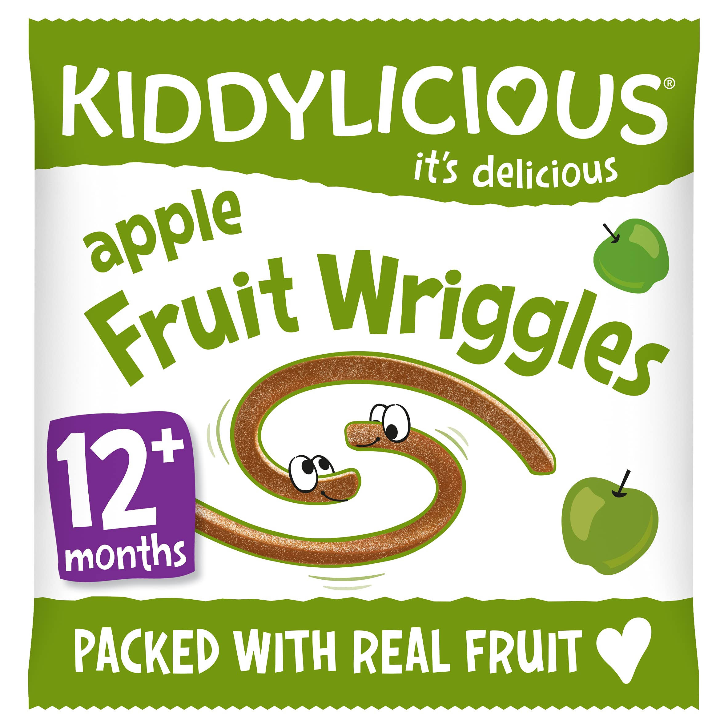 Kiddylicious Apple Fruit Wriggles 12g 12 Months
