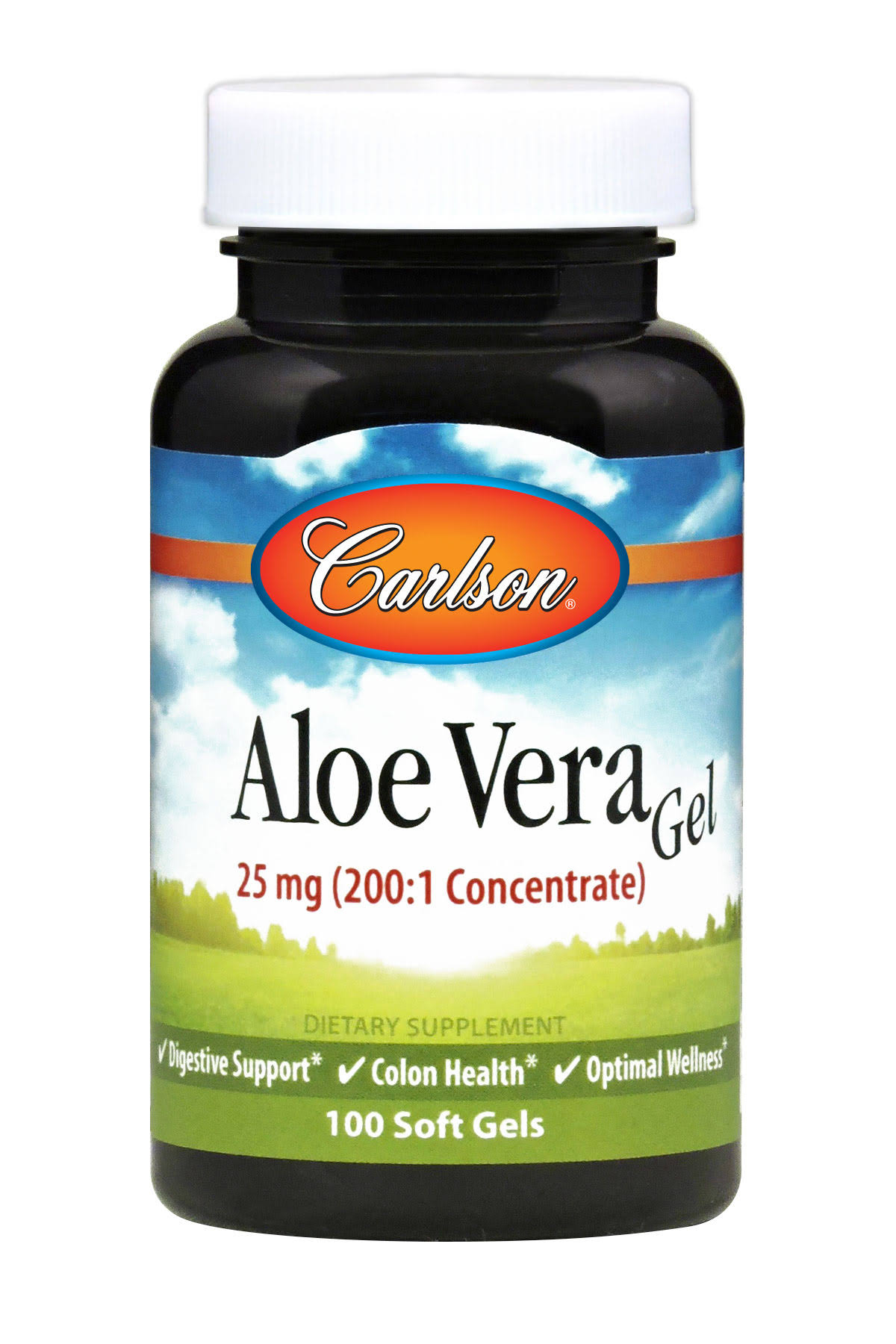 Carlson Labs Aloe Vera Gel Supplement - 25mg, 100ct
