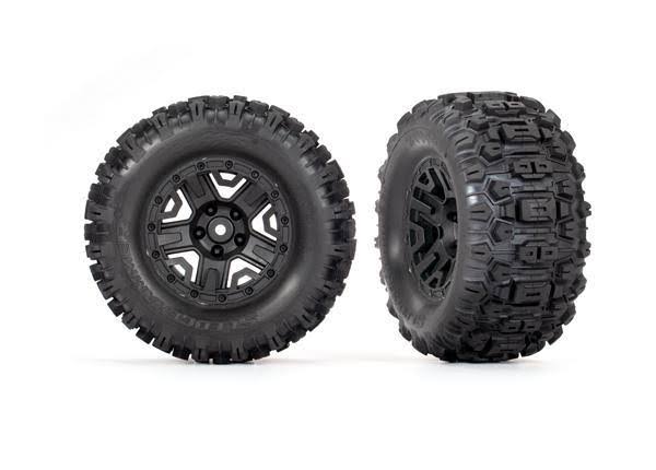 Traxxas - Sledgehammer 2.8" Tires & Wheels for Tires & Wheels - 2WD Electric Rear (3778)