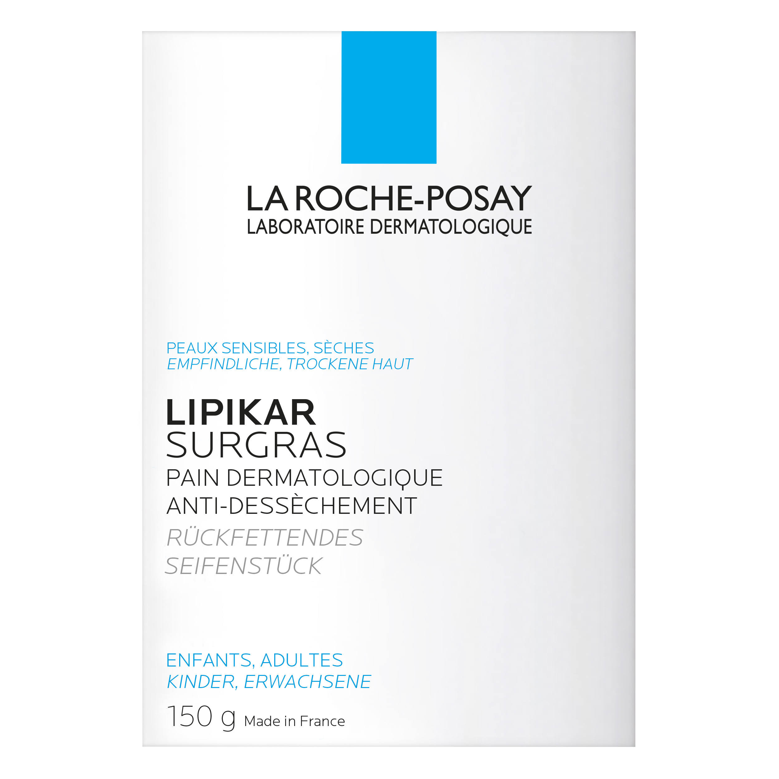 La Roche Posay Lipikar Surgras Cleansing Bar - 150g