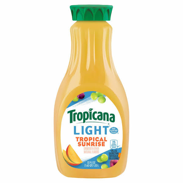 Tropicana Light Chilled Tropical Sunrise Juice - 52.00 fl oz