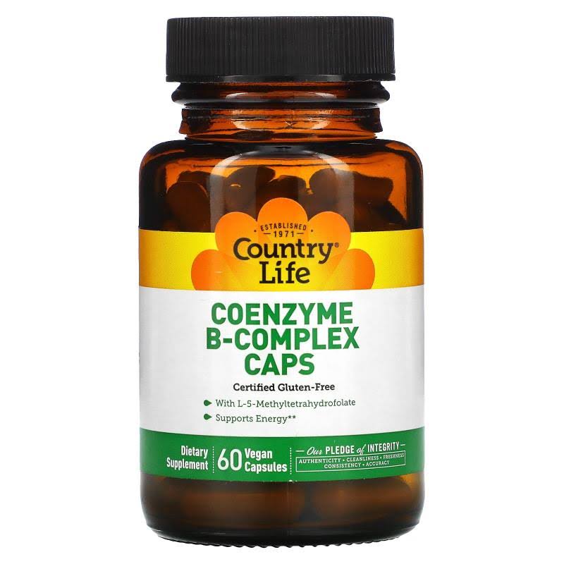 Country Life - Coenzyme B-Complex Caps - 60 Vegan Capsules