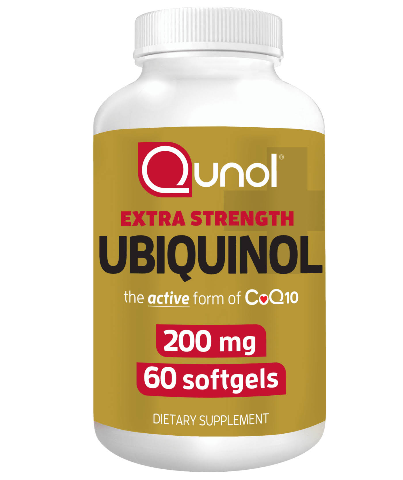 Qunol Ubiquinol 200 mg, 60 Count