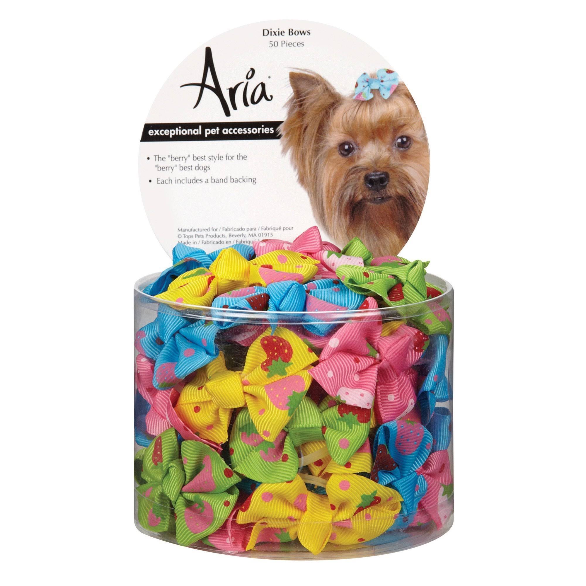 Aria Dixie Dog Bows Canister - 50pcs