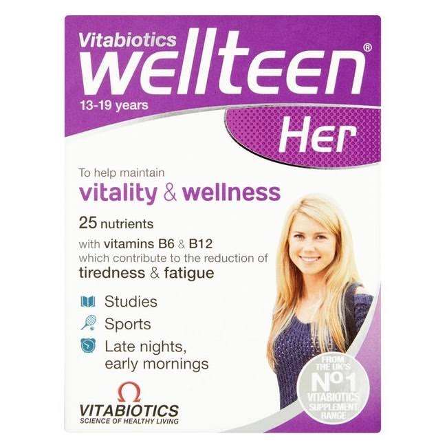 Vitabiotics Well Teen Her Supplement - 13 to 19 Years, 30 Tablets