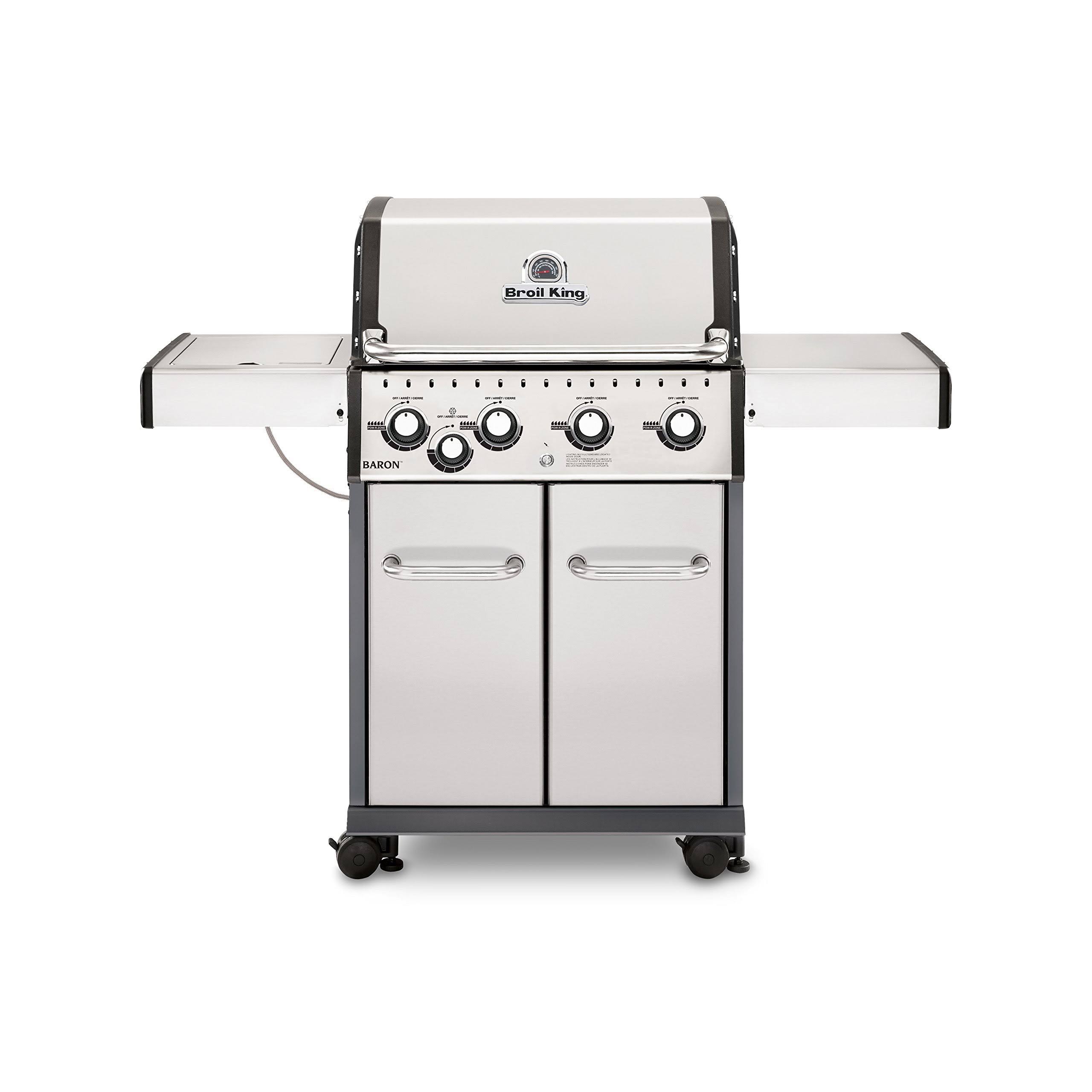 Broil King Baron Liquid Propane Gas Grill - Stainless Steel