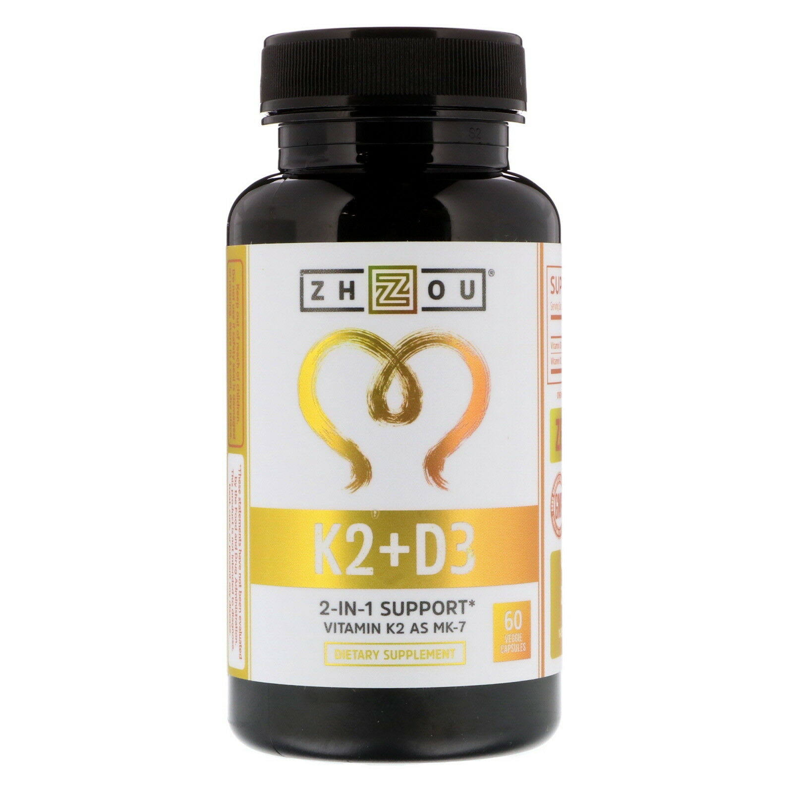 Zhou Nutrition K2 Dietary Supplement - 60ct