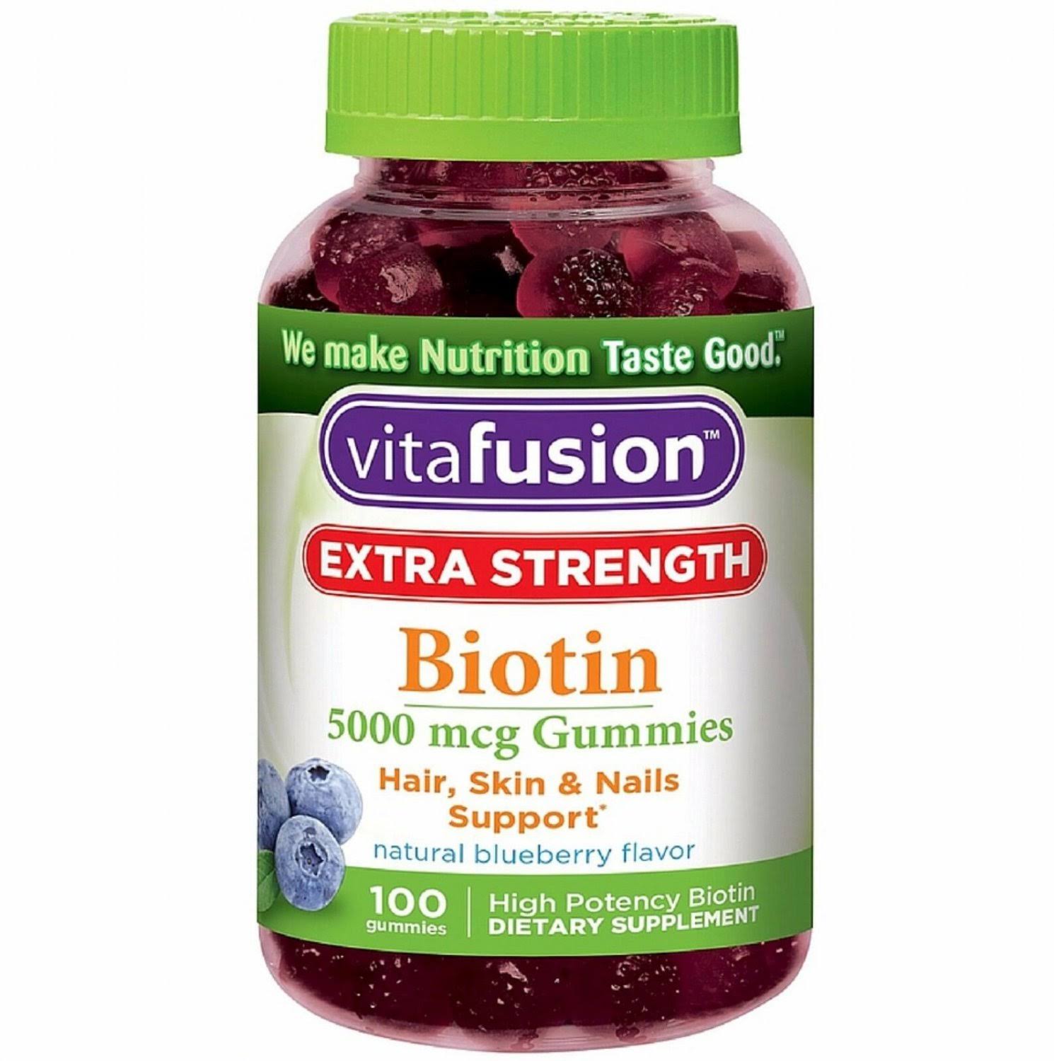 Vitafusion Extra Strength Biotin Supplement - 5000mg, 100ct