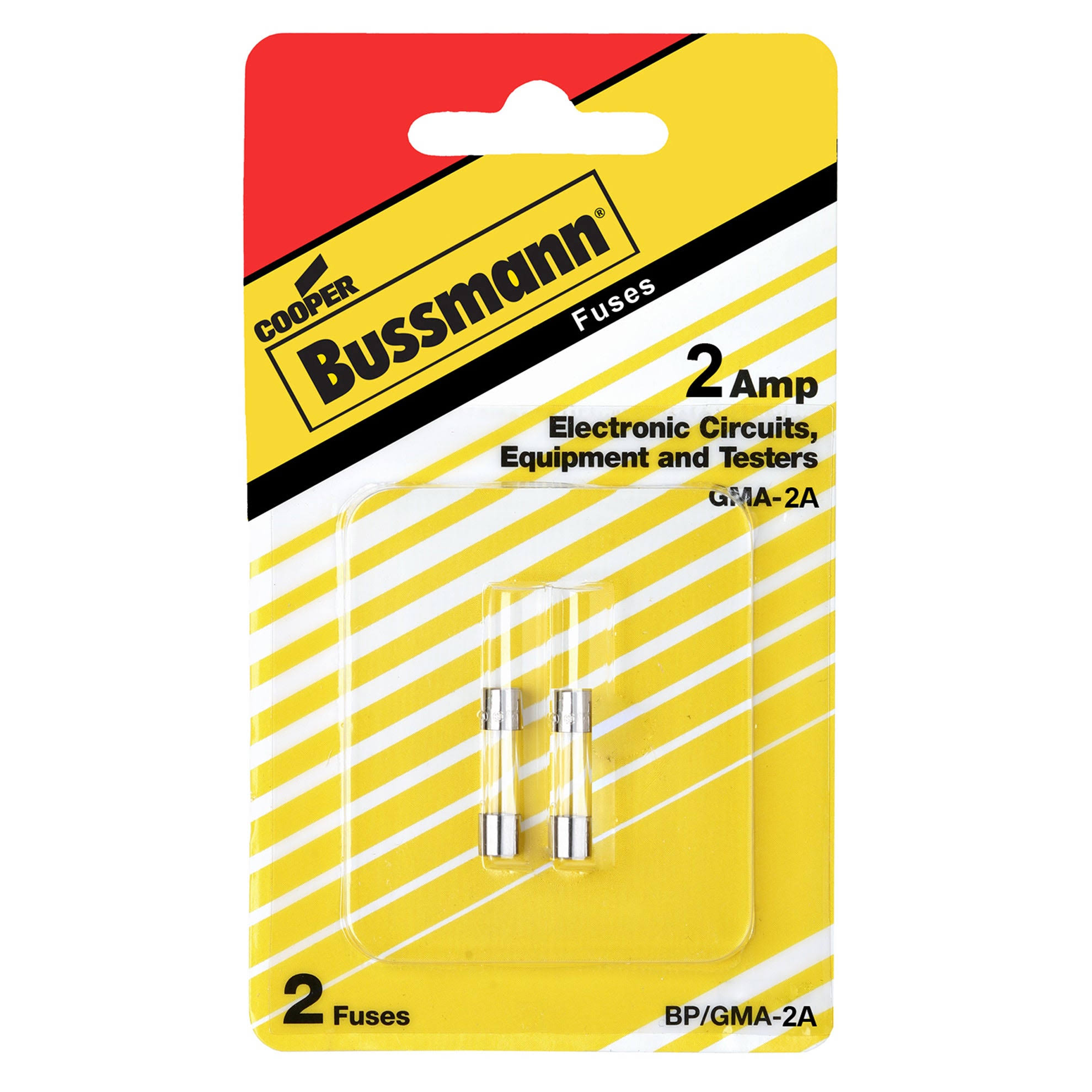 Bussmann Glass Fast Acting Cartridge Fuse - 125V