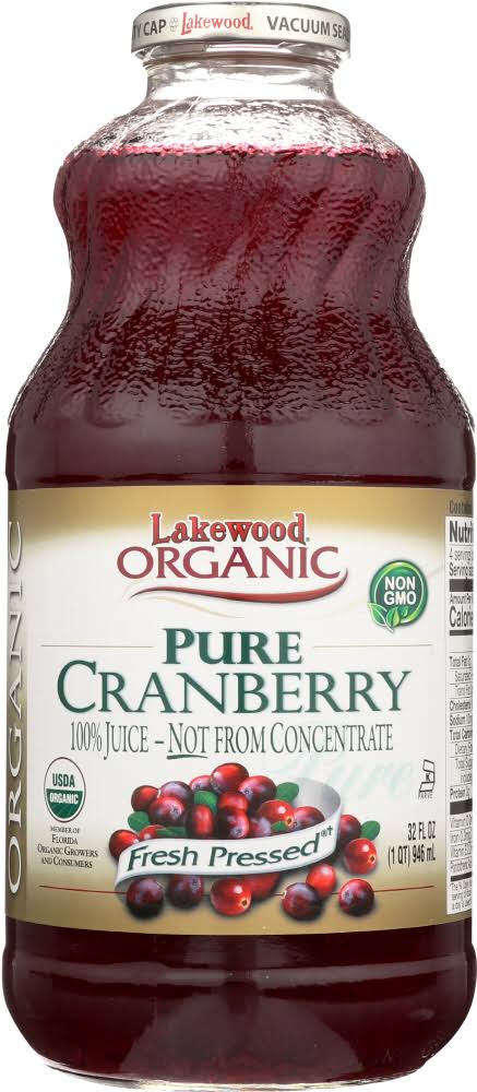 Lakewood Organic Pure Cranberry Juice