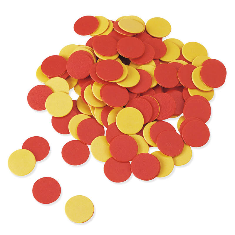 Learning Resources Two-Color Counters - Red & Yellow, 200 Set