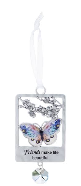 Friends-Beautiful Blooming Butterflies Ornaments