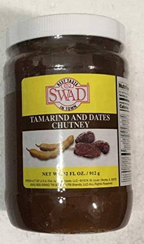 Swad Tamarind and Dates Chutney - Value Pack - 32 fl. Oz/912 Gram