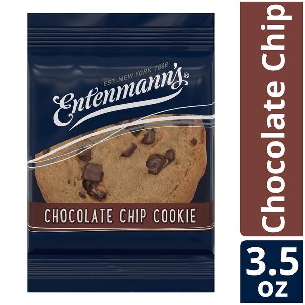 Entenmanns Cookie, Chocolate Chip - 3.5 oz
