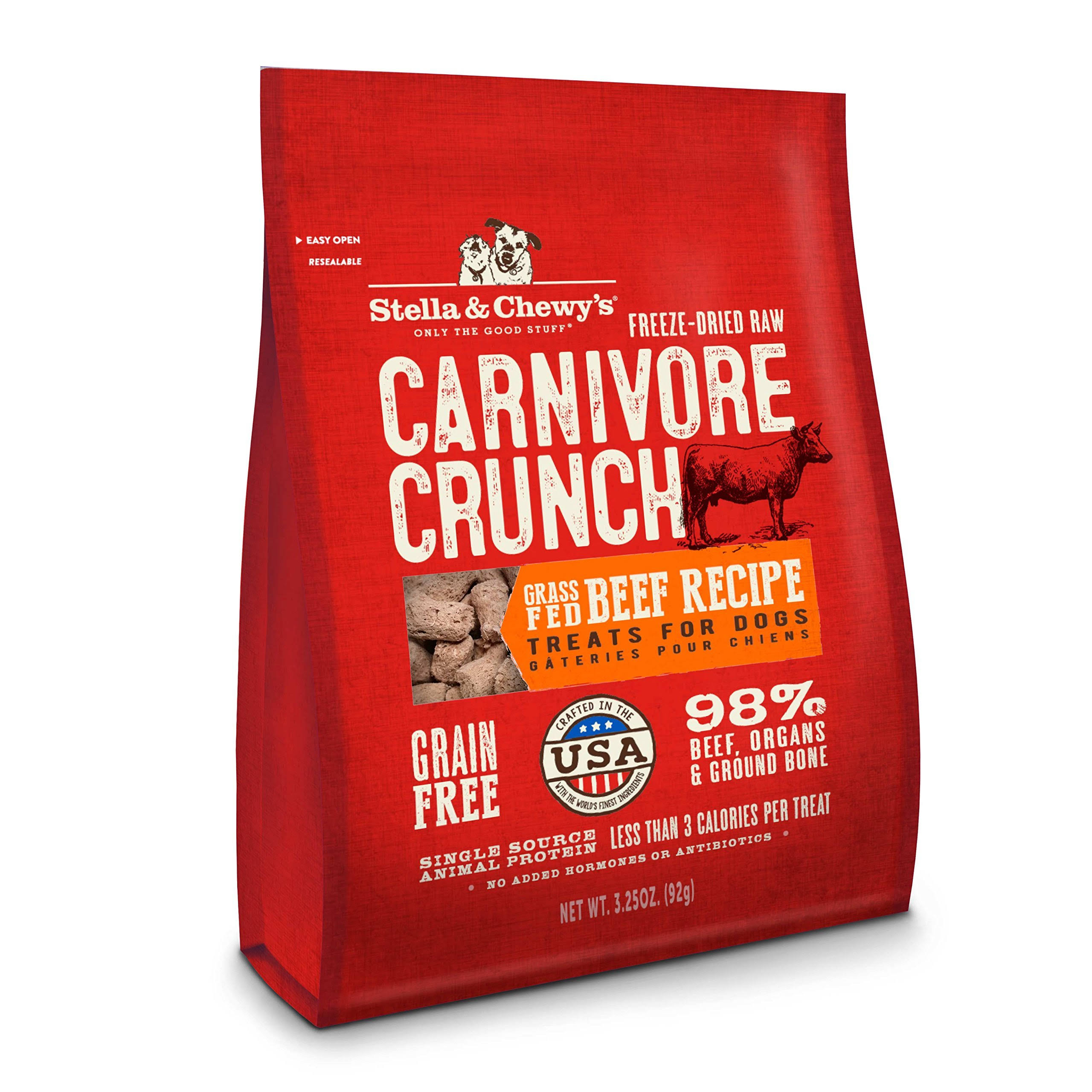 Stella and Chewy's Freeze-Dried Raw Carnivore Crunch - Beef Recipe