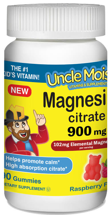 Uncle Moishy Calm Magnesium Citrate 900 mg - 90 Gummies