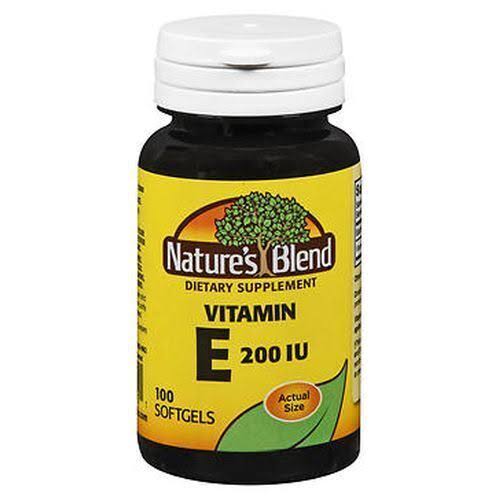 Nature's Blend Vitamin E 200Iu Softgels 100 Ct