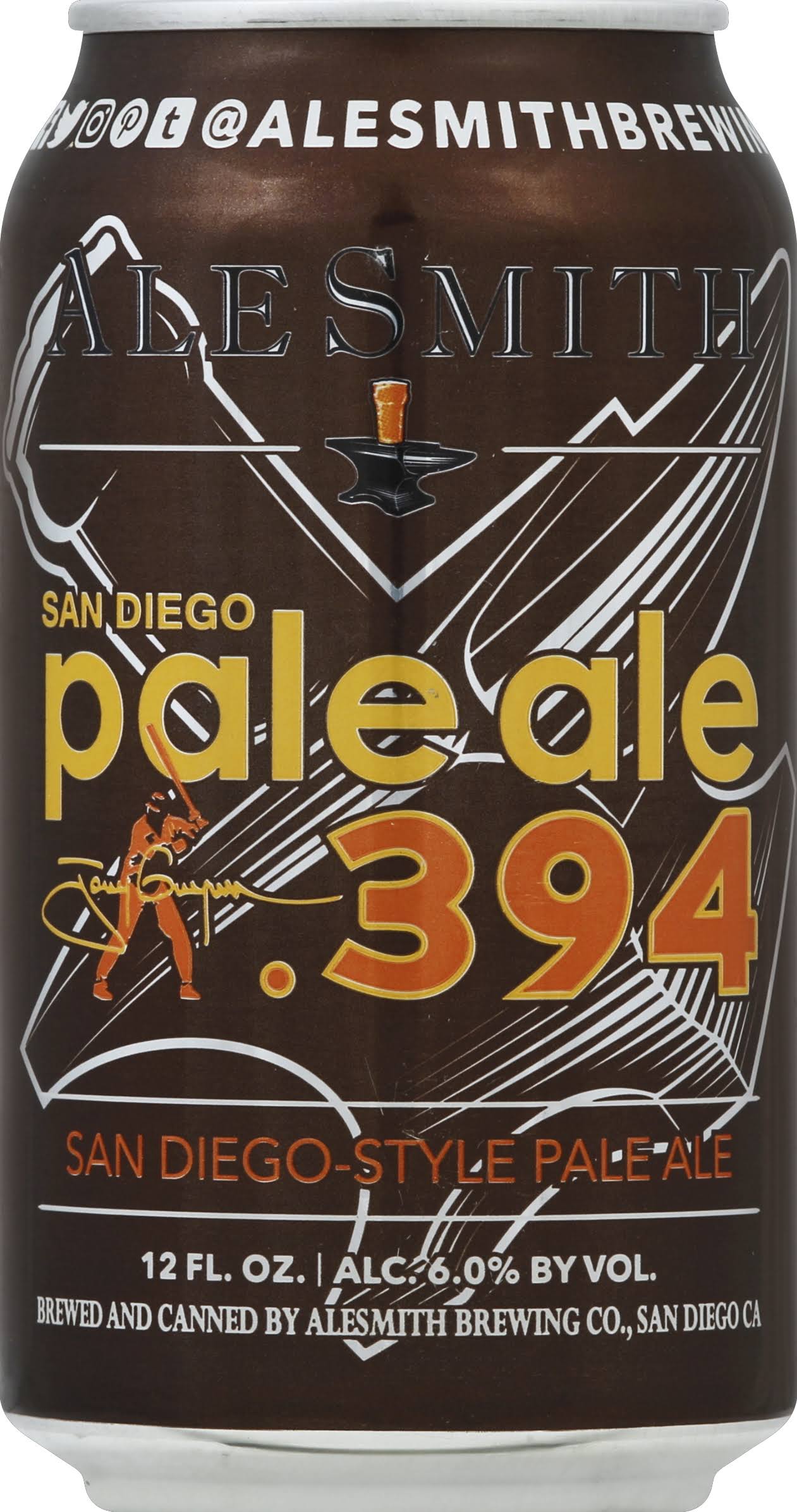 AleSmith .394 San Diego Pale Ale 355ml Can, Single