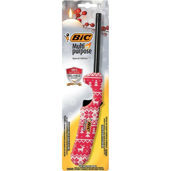 Bic Red Multi-Purpose Holiday Sweater Lighter - Each