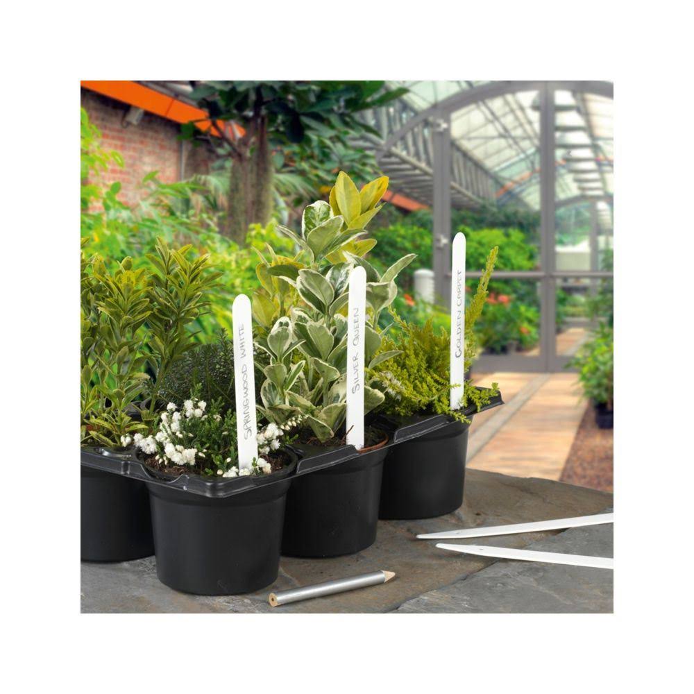 SupaGarden 15cm Plant Labels With Free Pencil (Pack of 50)