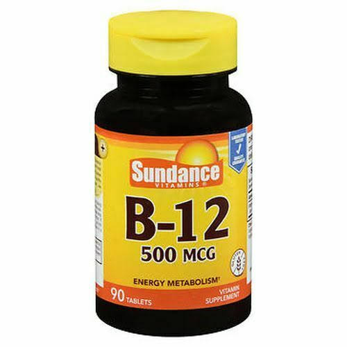 Sundance Vitamins B-12 Energy Metabolism Tablets - 90ct, 500mcg