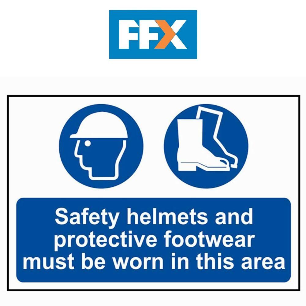 Protective Footwear Must Be Worn Scan PVC 200 x 300mm 