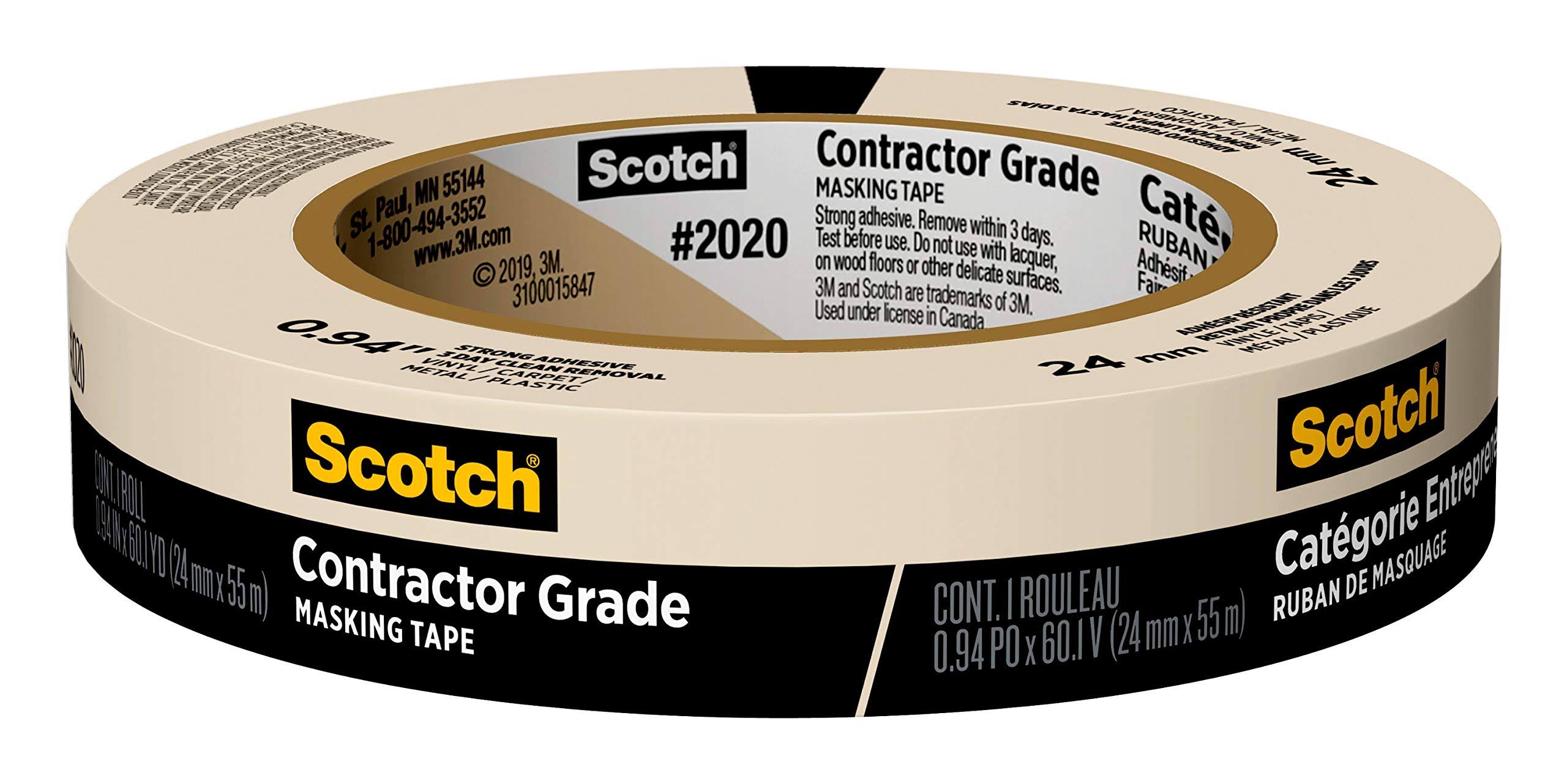 3M Scotch Painters Masking Tape - 1in x 60yds