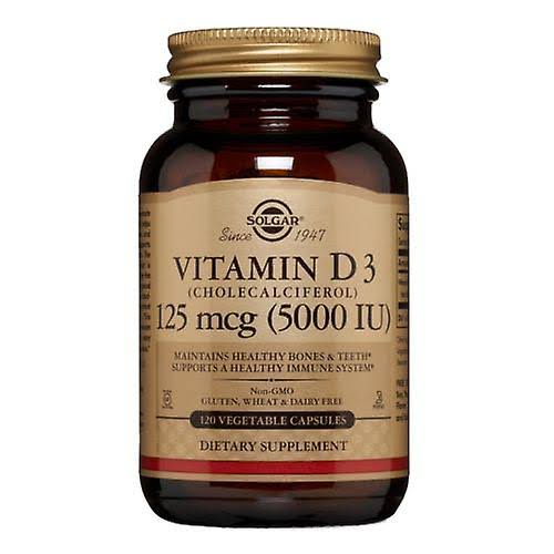 Solgar Vitamin D3 Cholecalciferol 5000 IU