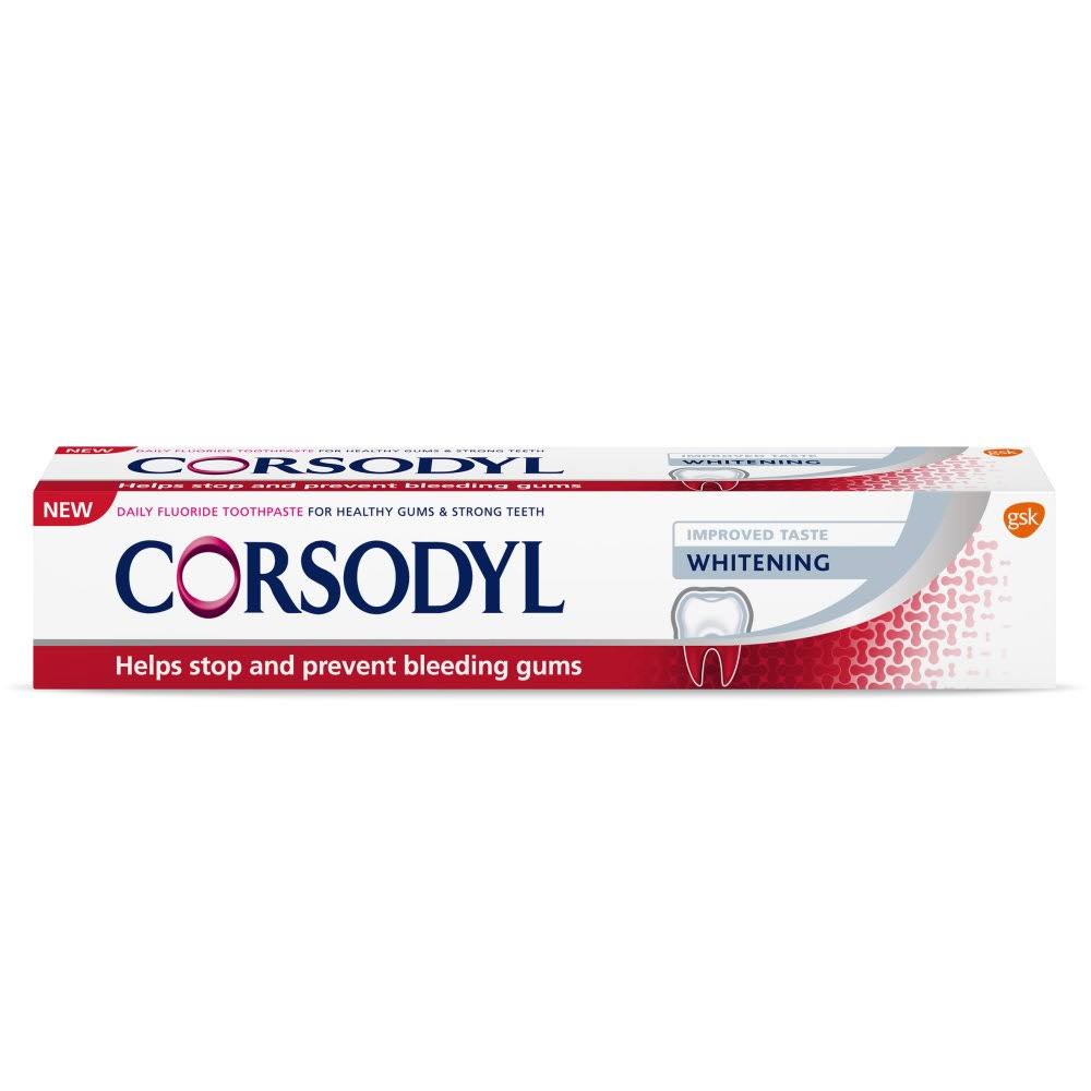 Corsodyl Daily Fluoride Whitening Toothpaste - 75ml