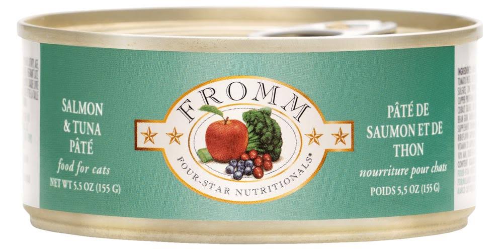 Fromm 4 Star Nutrionals Cat Food - Salmon And Tuna Pate, 155g