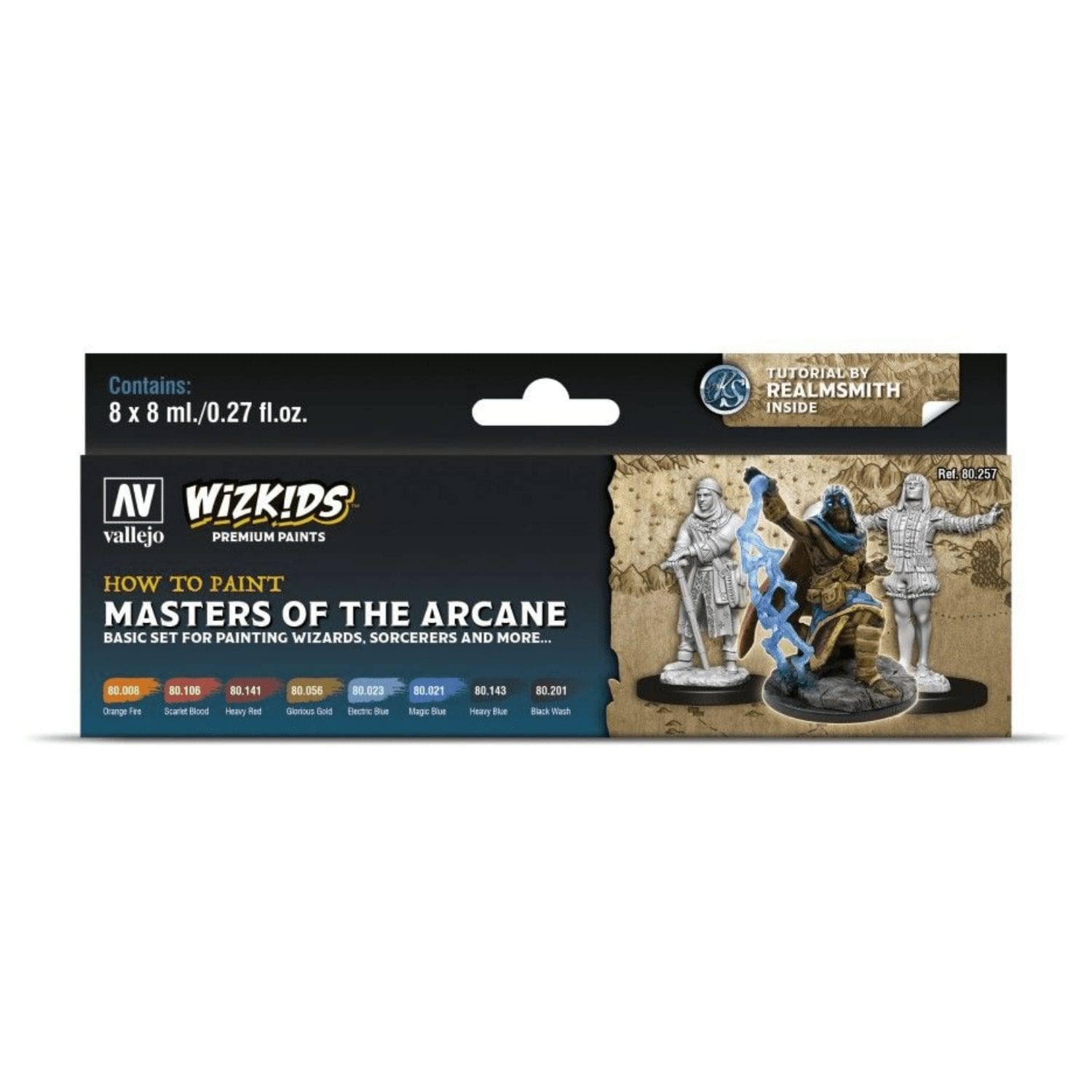 Vallejo: Masters of The Arcane WizKids Premium Paint Set