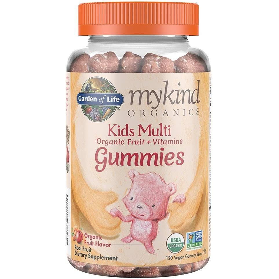 Garden Of Life Mykind Organics Kids Gummy Fruit Chew Gummies Vitamins - 120ct