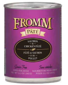 Fromm Gold Salmon & Chicken Pate Grain-Free Canned Dog Food
