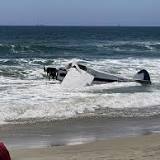 Plane crashes in ocean off Huntington Beach; pilot rescued
